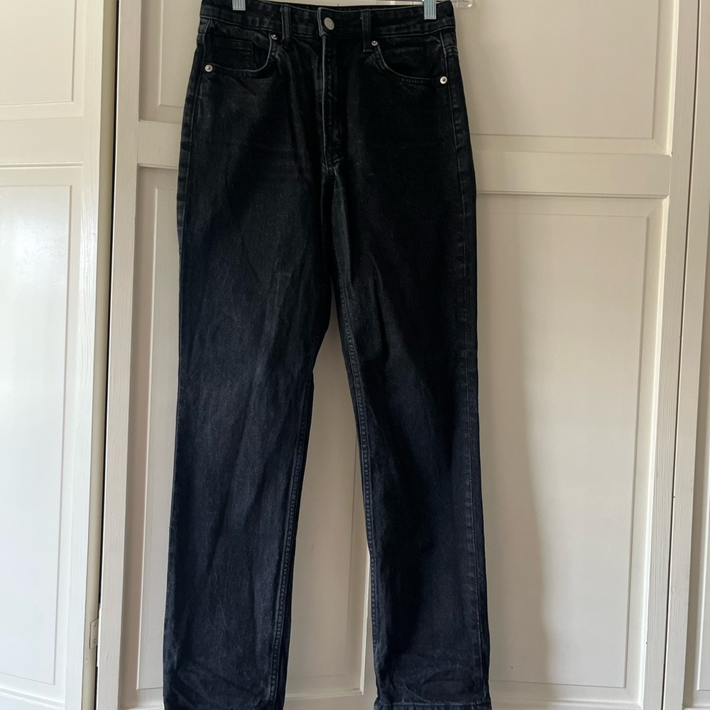 High waist Black Jeans
